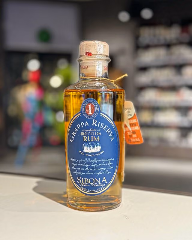 Граппа Sibona, Grappa Riserva Rum Wood Finish